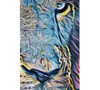 Lion Head Notebook: Colourful Lion Head Notebook, Lion Head Portrait Notepad, African Animal Art, Lion Lover, Lion Enthusiasts Gift, Big Cat Journal, ... Wild African Lion Diary, Lion Portrait Art,