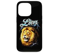 Lion Heavy Metal 80s Animal Rock Music Concert Rock N Roll Case for iPhone 13 Pro