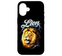 Lion Heavy Metal 80s Animal Rock Music Concert Rock N Roll Case for iPhone 16