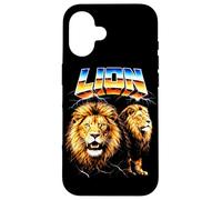 Lion Heavy Metal 80s Animal Rock Music Concert Rock N Roll Case for iPhone 16