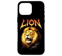Lion Heavy Metal 80s Animal Rock Music Concert Rock N Roll Case for iPhone 16 Pro Max