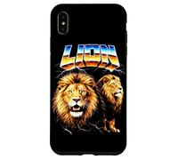 Lion Heavy Metal 80s Animal Rock Music Concert Rock N Roll Case for iPhone XS Max