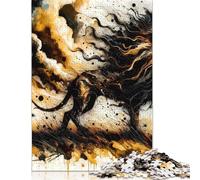 Lion in Motion Puzzle 1000 Piece Adult Jigsaw Puzzle Puzzles for Adults Puzzles Sustainable Puzzle for Adults | Games 1000pcs (75x50cm)