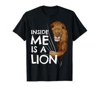 Lion Inside Me Clothes Funny Kids Gift Lion T-Shirt