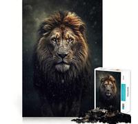 Lion Is Coming 1000 Piece Jigsaw Puzzle for Teenagers Sharp Thinking Perfect Connection Fun Activity Xmas Surprise (50x75cm)
