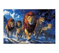 Lion Jigsaw Puzzles for Adults 1000, 1000 Piece Jigsaw Puzzles for Adults, 75x50cm Hard Impossible Wooden Puzzle, Challenging Game for the Whole for Women/Men, Theme: (Animal), -8799