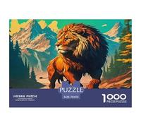 Lion Jigsaw Puzzles for Adults 1000 Jigsaws Mousehole Village Jigsaws 1000 Pieces for Adults Gifts