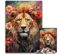 Lion Jigsaw Puzzles for Adults 1000 Piece Jigsaw Puzzles for Adults for Family And Friends, Suitable for Ages 14+ 26X38CM/10.23x14.96inch
