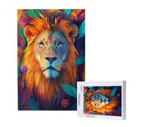 Lion Jigsaw Puzzles for Adults 1500 Piece, Animal Puzzles for Adults Wooden, Funny/Difficult/Impossible/Challenging Decompression Games, As a Birthday for Women and Men ML-1242