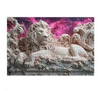 Lion Jigsaw Puzzles for Adults 4000, 4000 piece Jigsaw Puzzles for Adults, Challenging Wooden Jigsaws Puzzle for The Whole for Women, Puzzle for Home Decor, Gifts for Women, Theme: Starry Night A-46