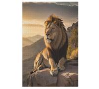 Lion Jigsaw Puzzles for Kids 1000 Pieces 3d Wooden Puzzle Decompression Game for Adults Women Girl Educational Game Toys 78×53cm
