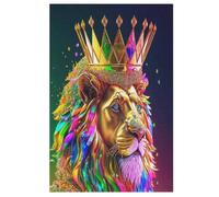 Lion Jigsaw Puzzles for Kids 1000 Pieces 3d Wooden Puzzle Decompression Game for Adults Women Girl Educational Game Toys 78×53cm