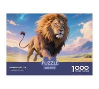 Lion Jigsaw Puzzles Puzzle for Adults Kids. 1000 Pieces Great Gifts Challenge Toy Educational Game Home Decoration for Adults& Kids Age 14 Years Up 70x50cm/1000pcs