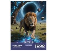 Lion Jigsaw Puzzles Puzzles for Adults Kids. 1000 Piece Great Gifts Challenge Toy Educational Game Home Decoration for Educational Games Gifts 38x26cm/1000pcs