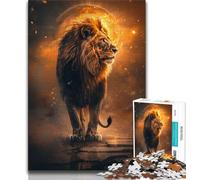 Lion Jigsaws 1000 Pieces for Teenagers,for Educational Game Challenge Toy for Is Ideal As A Gift for The Whole Family (75x50cm)