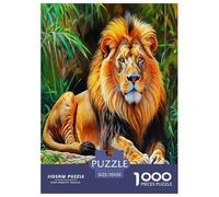 Lion Jigsaws for Adults Challenging Puzzle Games The Impossible Challenge 1000 Piece Difficult Hard Jigsaw Puzzles for Man And Woman with Letters on Back 70x50cm/1000pcs