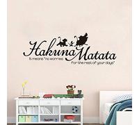 Lion King Boys Girls Bedroom Wall Vinyl Decal Wall Stickers for Kids Rooms Art Decor Poster 80X28Cm