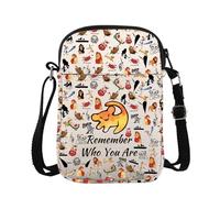 Lion King Cross Body Bag Remember Who You Are Messenger Bag Lion Simba Shoulder Bag Simba Fans Gift (Remember CB)