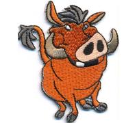 LION KING Pig Hog Pumbaa funny comic Wild Pig DVD Iron on Patch Badge Sticker