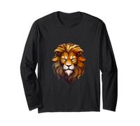 lion king predator proud wild logo motivation cool Boom Long Sleeve T-Shirt