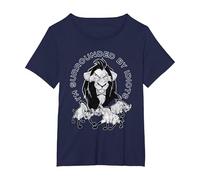 Lion King Scar I'm Surrounded By Idiots T-Shirt, Women's Plus, Navy Blue, 3X