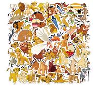Lion King Stickers, Lion King Party Decorations, Party Favours Waterproof Cartoon Cool Stickers for Laptop Skateboard Water Bottles Computer Phone Decorations