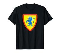 Lion Knights Crusaders Medieval Castle Royal Shield Design T-Shirt