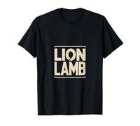 Lion Lamb Christian Jesus Symbol Faith Scripture T-Shirt