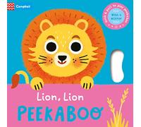 Lion, Lion, PEEKABOO: Grab & pull to play peekaboo - with a mirror