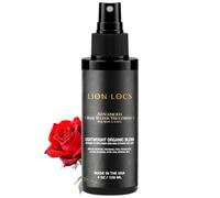 Lion Locs Rosewater Spray with Aloe, Essential Oils, Vitamins, and Glycerin | Organic Conditioner Spritz for Skin, Dreads, Dreadlocks (4oz)