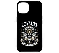 Lion loyalty strength honor crown statement motif Case for iPhone 13