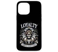 Lion loyalty strength honor crown statement motif Case for iPhone 13 Pro Max