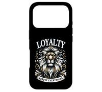 Lion loyalty strength honor crown statement motif Case for iPhone 17 Pro