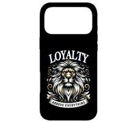 Lion loyalty strength honor crown statement motif Case for iPhone 17 Pro Max