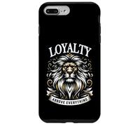 Lion loyalty strength honor crown statement motif Case for iPhone 7 Plus/8 Plus
