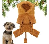 Lion Mane Dog Costume, Lion Dog Hoodie | Lion Mane Dog Outfits | Lion Puppy Hoodies for Cosplay Parties, Dog Shows, Birthday Parties