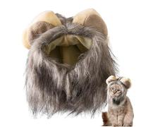 Lion Mane Wig | Dog Lion Headgear,Pet Lion Mane Costume, Funny Lion Mane, Realistic Headwear For Dogs, Comfortable Fit, Adaptable For Various Body Types