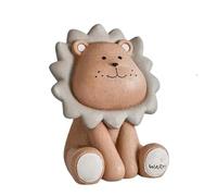 Lion Money Box Cartoon Cute Creative Coin Bank Children Child Piggy Nursery Adorable Gift Saving Animal Home Figurines(Brown lion-big)