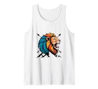 Lion Mountain Hiking Camping Nature Outdoor Tank Top