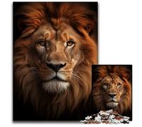 Lion Mugshoot1000Piece Jigsaw Puzzle Puzzles for Adults for MotherS Day Birthdays Christmas 1000 PCS(38x26cm)