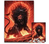 Lion MysticAdult Jigsaw Puzzles 1000 Pieces paper Jigsaw Perfect for Birthday ChristmasHalloween Gifts 1000 PCS(38x26cm)