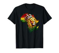 LION OF JUDAH Africa Reggae Rastafari Jah Jah Bless Rasta T-Shirt