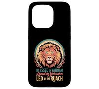 Lion of Judah Blessed Yahuah Yahusha Ruach HaKodesh Case for iPhone 15 Pro