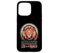 Lion of Judah Blessed Yahuah Yahusha Ruach HaKodesh Case for iPhone 15 Pro Max