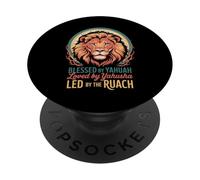 Lion of Judah Blessed Yahuah Yahusha Ruach HaKodesh PopSockets Adhesive PopGrip