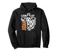 Lion of Judah Christian Cross Pullover Hoodie
