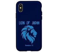 Lion Of Judah Christian Revelation 5:5 Faith Messianic Case for iPhone X/XS