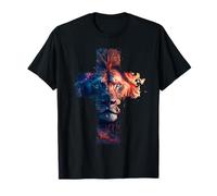 Lion of Judah Cross of Jesus Christ Christian Faith Graphic T-Shirt