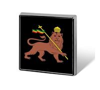 Lion of Judah Emblem of The Ethiopian Empire Custom Brooch Pin Lapel Pins Tie Suit Dress Accessories Wedding Birthday for Men Women