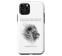 Lion of Judah I Can Do All Things Through Christ Philippians Case for iPhone 11 Pro